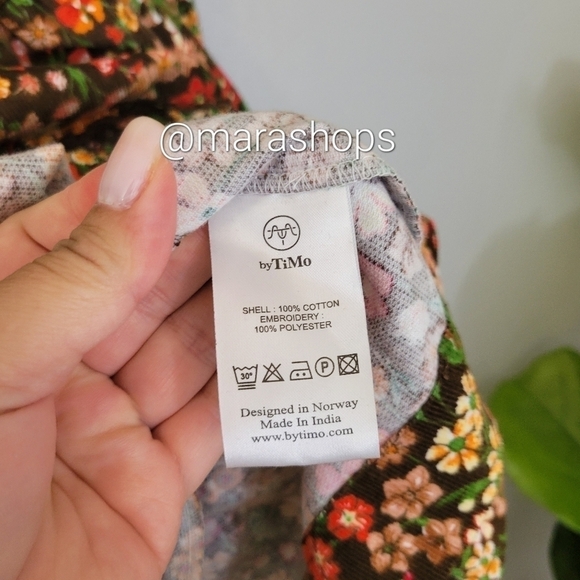 byTiMo Floral Baby Cord Shift Dress - Picture 8 of 8